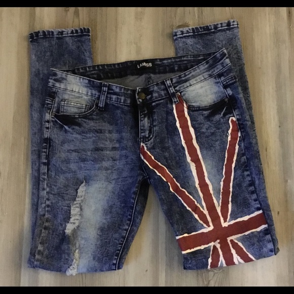 jean brand with british flag